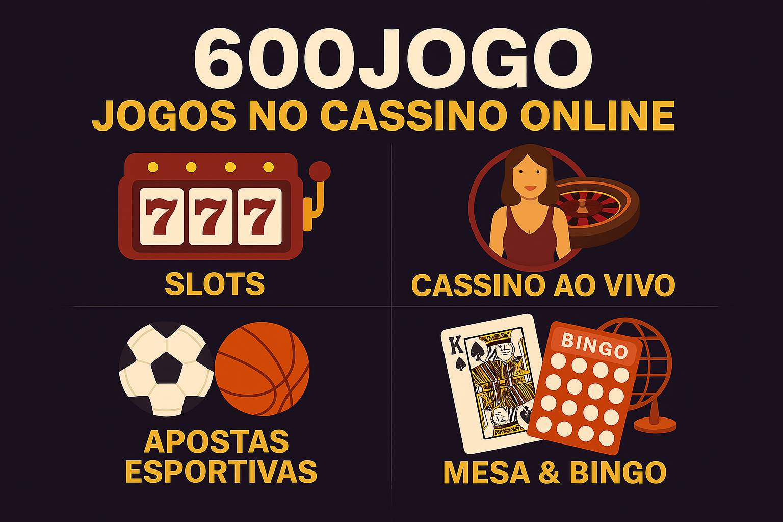 Jogos de cassino online 600JOGo